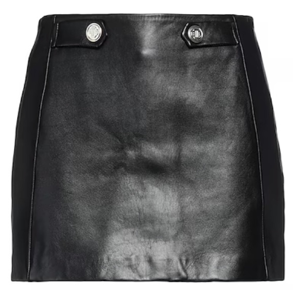 Maje Black Mini Pencil Skirt for Cocktail Nights